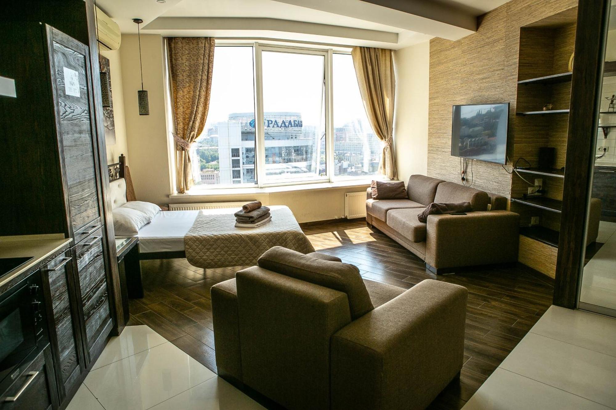 Doba In Ua Most-Sity Apartments Dnipro Bagian luar foto